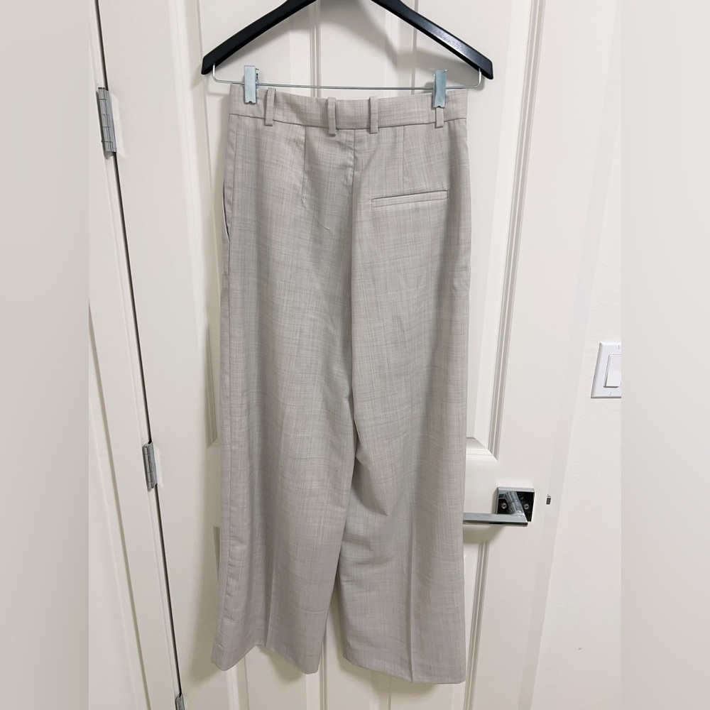 COS wide-leg tailored wool pants